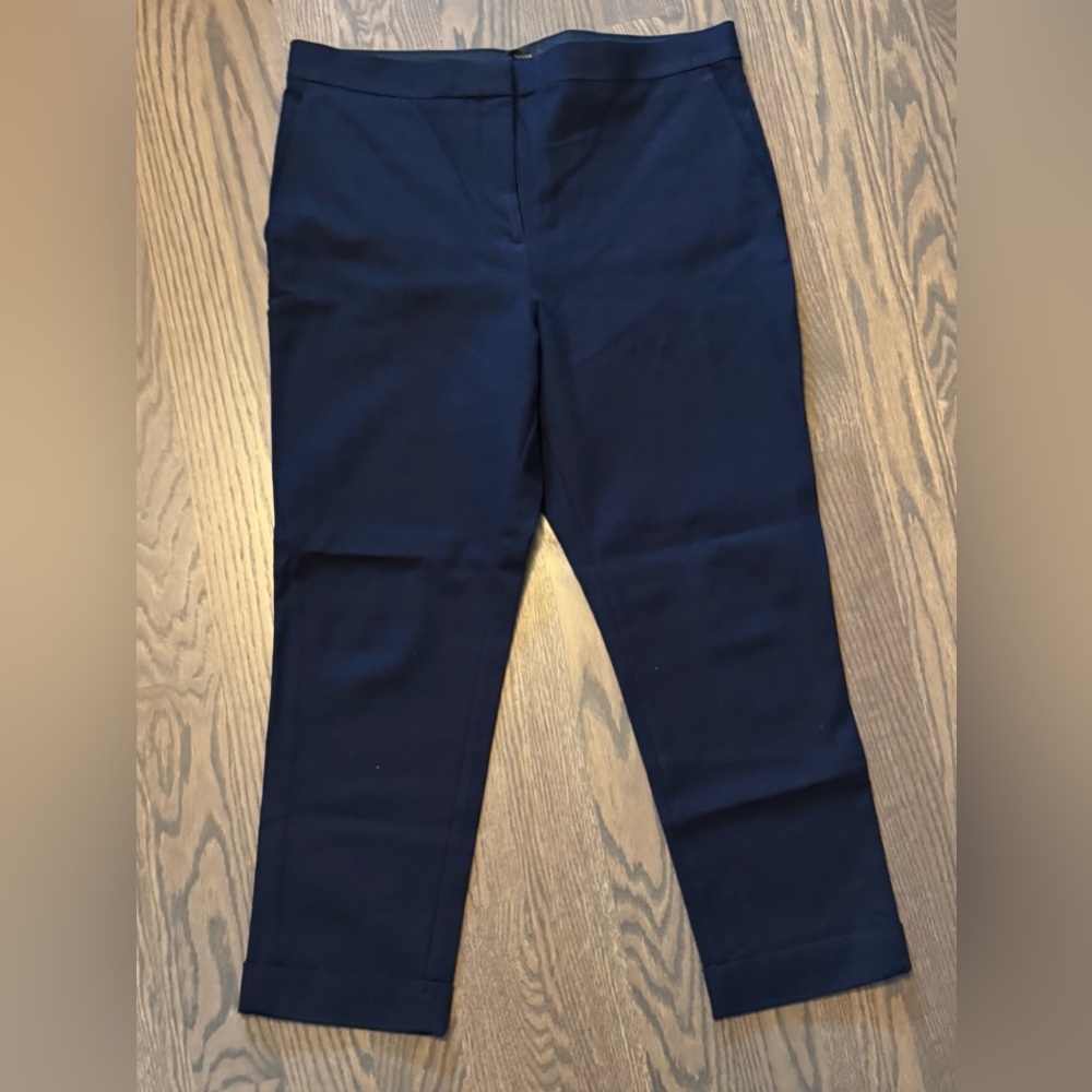 Classic navy ankle Trousers